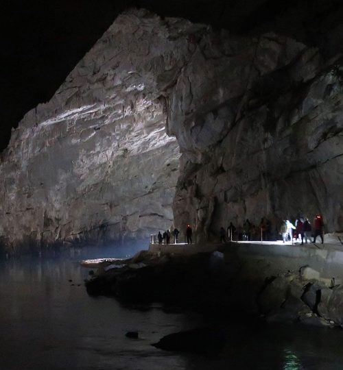 Exploring Planina cave