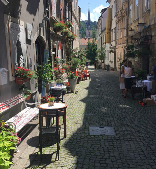 Križevniška street in the Old town