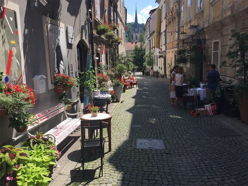 Križevniška street in the Old town