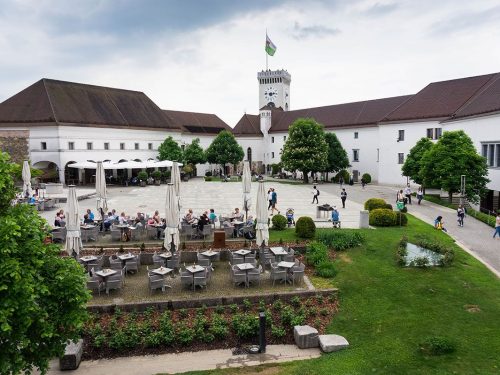 Ljubljana castle: inner court